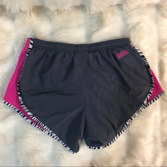 Pink Zebra Running Shorts - Picture 2 of 4